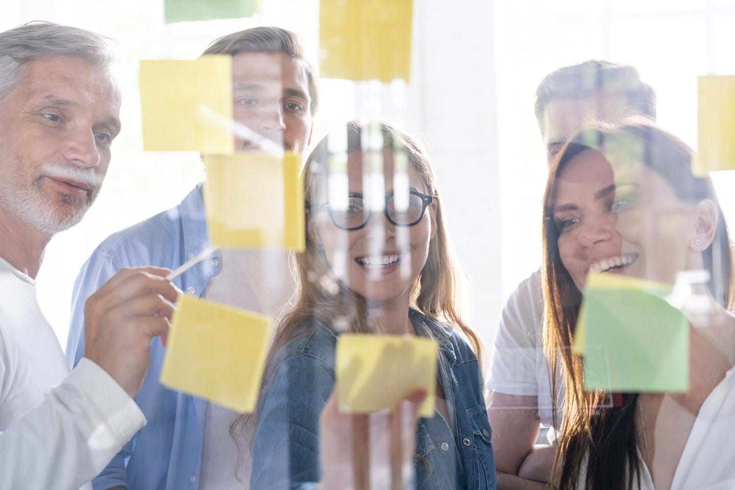 Office Scheduling Variations Post It Notes Planning
