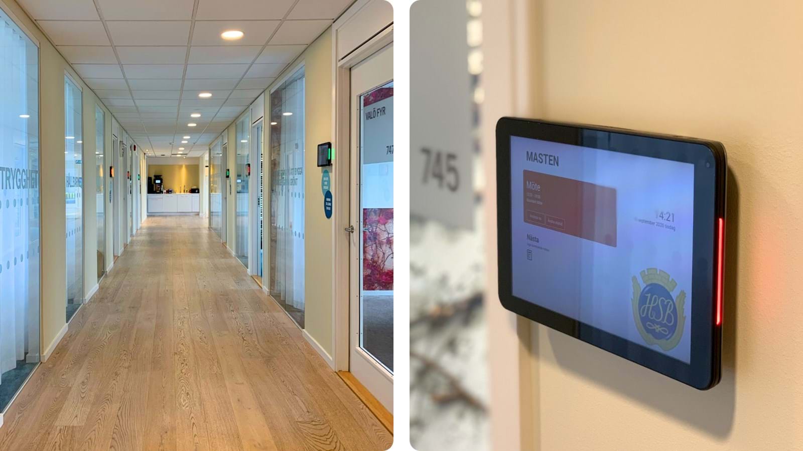1600X900 HSB Split Hallway And Display