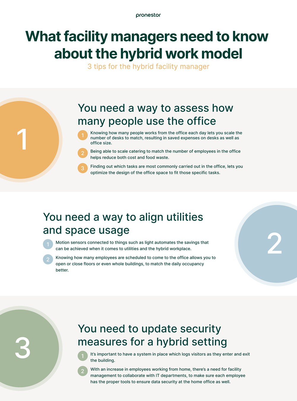 Facility Managers Hybrid Workplace Tips Infograph