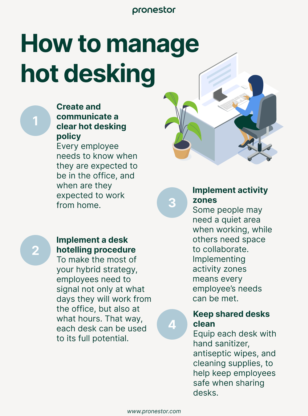 How to manage hot desking