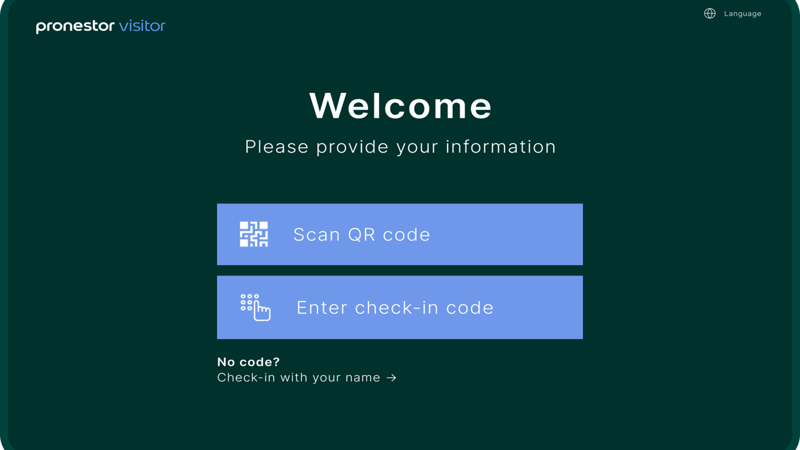 Visitor Screen2